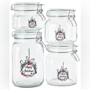 Art & Cook NIB (R $86) 4-Piece Holiday Canister Set